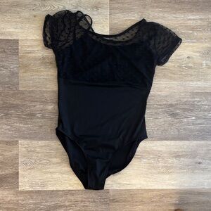 Black Leotard - Adult Large